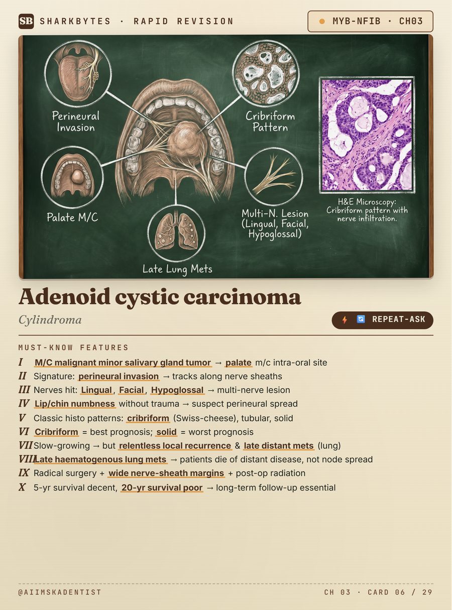 Adenoid cystic carcinoma card